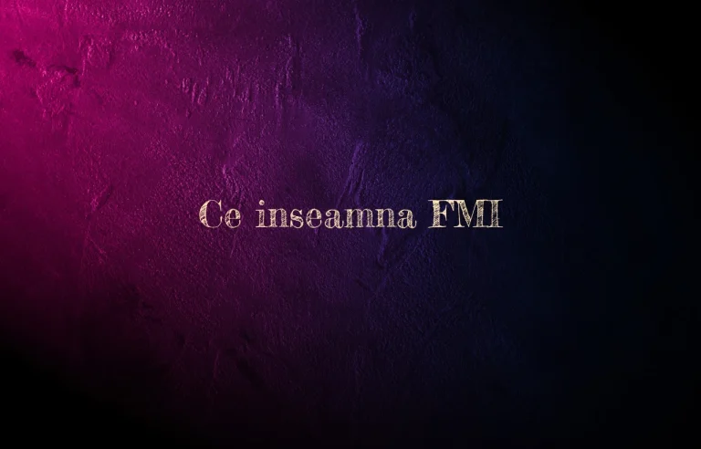 ce inseamna fmi